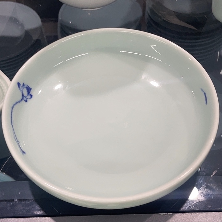 影青莲趣泡菜碗陶瓷