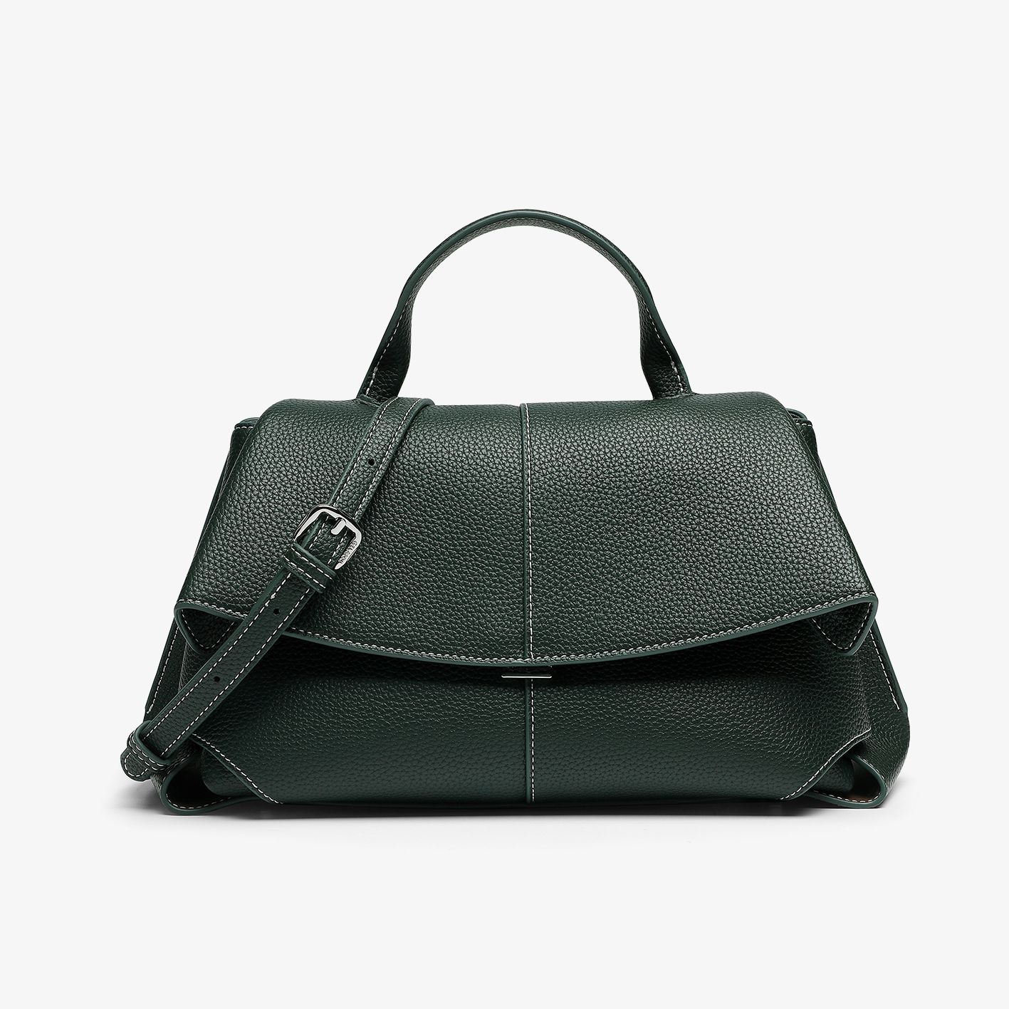 GELANNI通勤时尚大容量手提斜挂包GLN25202G绿色