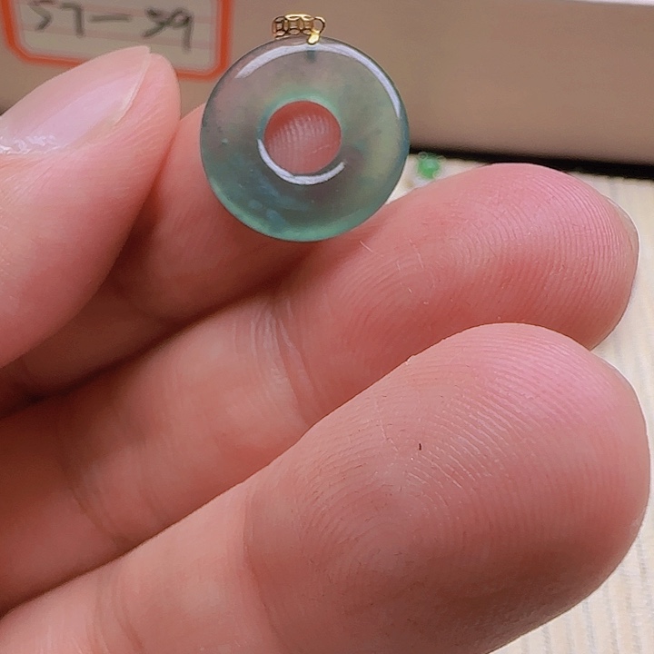 翡翠颈饰18K金镶嵌11111111111