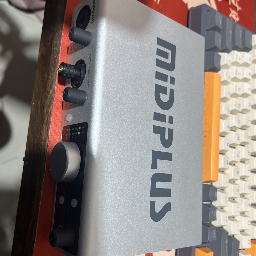 迷笛MIDIplusstudio2otg声卡箱说全。