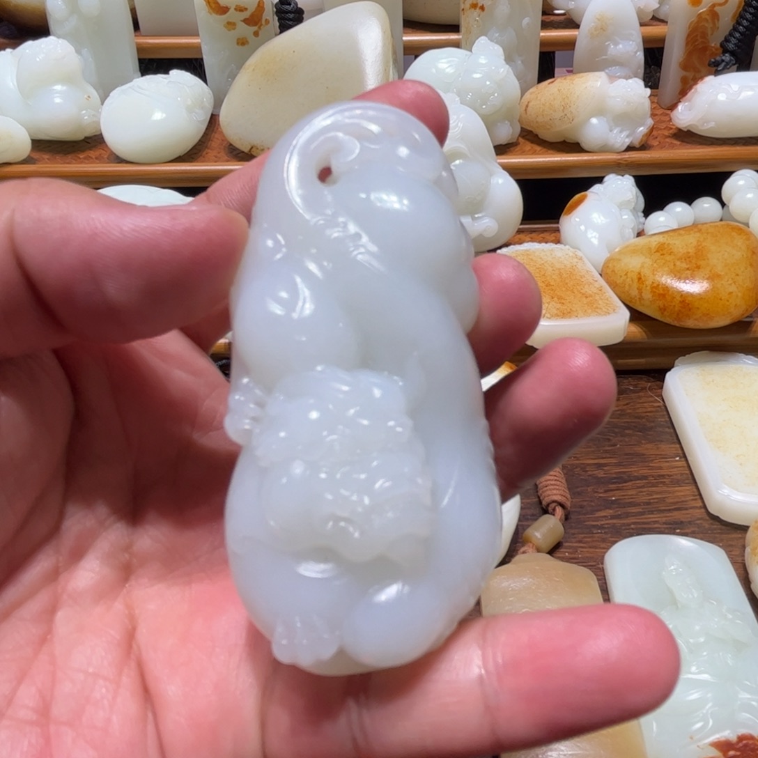 和田玉把件未镶嵌