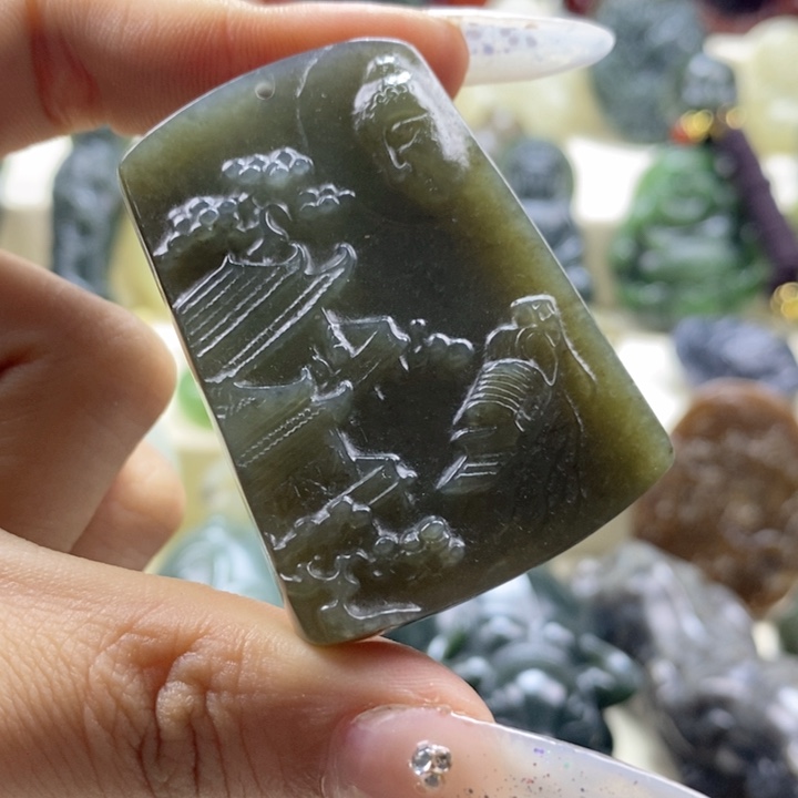 和田玉颈饰未镶嵌