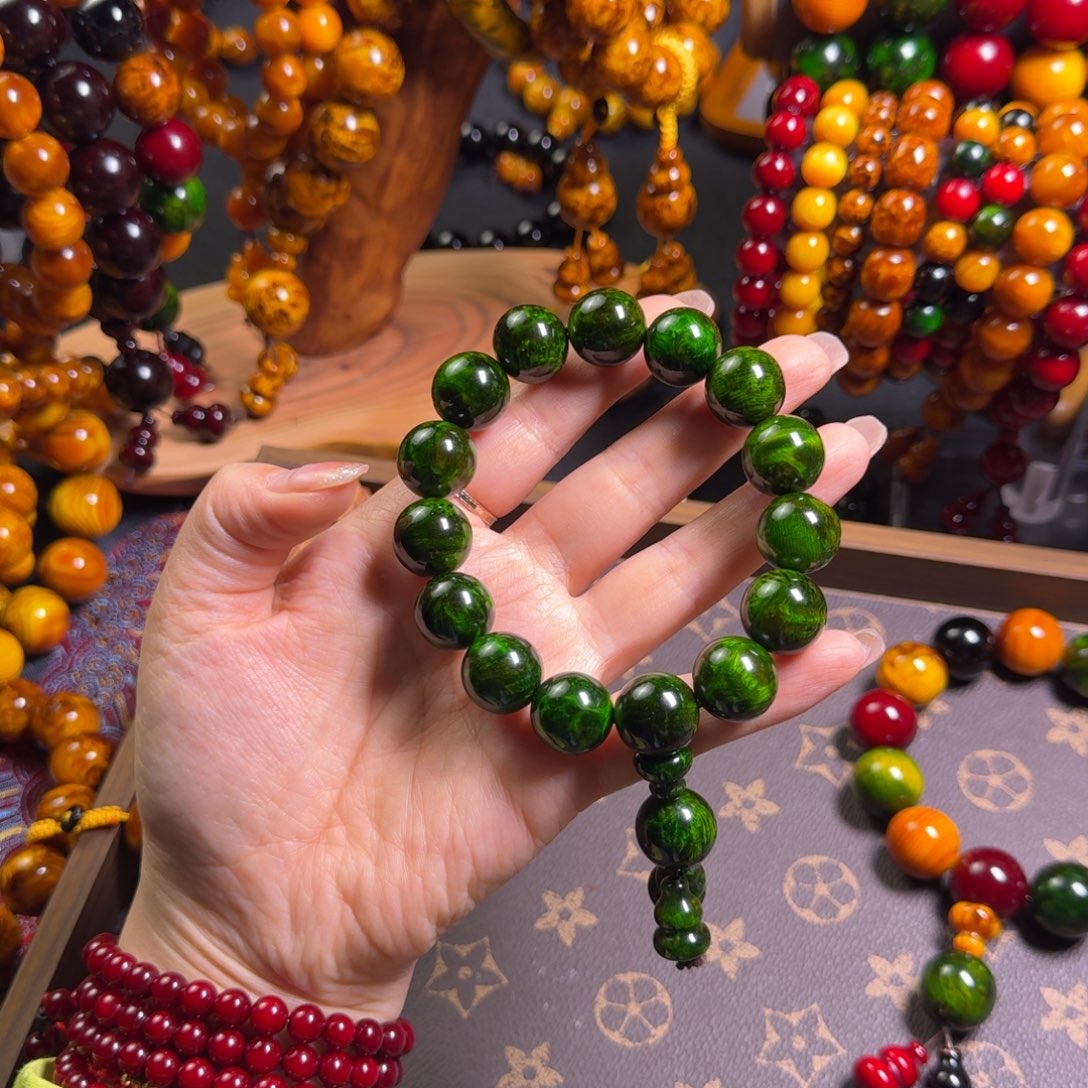 松木琥珀木手串1.5手串