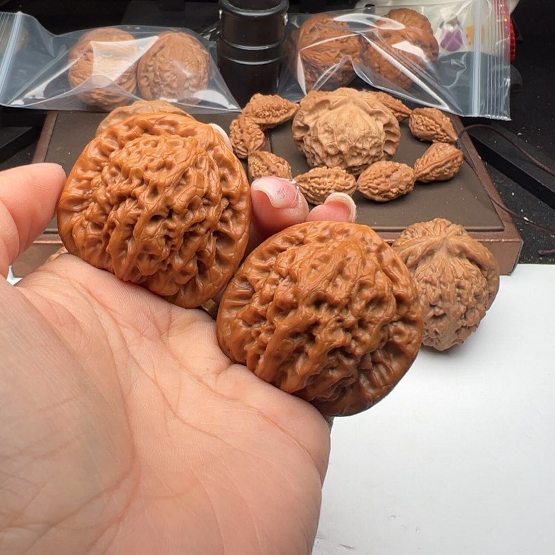 文玩核桃把件金公子44