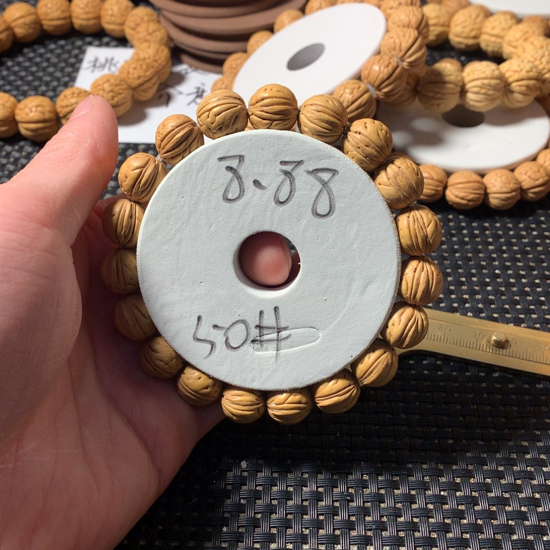 手串桃核50号链接，