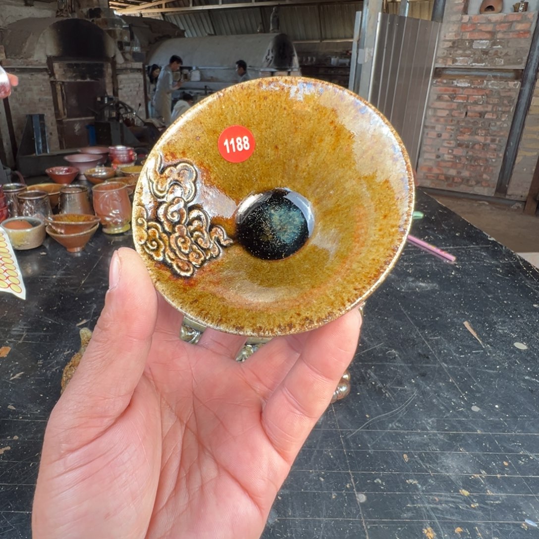 洗***子杯1188号斗笠柴烧杯