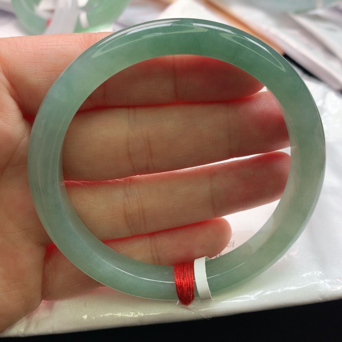 翡翠手镯未镶嵌缅甸翡翠5859