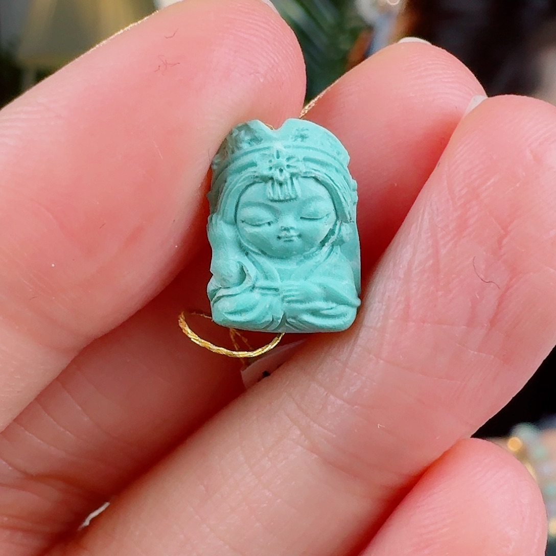 绿松石珠宝奇石未镶嵌