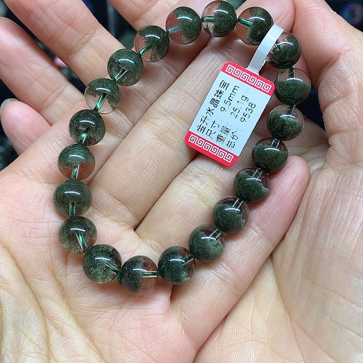 水晶手串未镶嵌C****?天然水晶