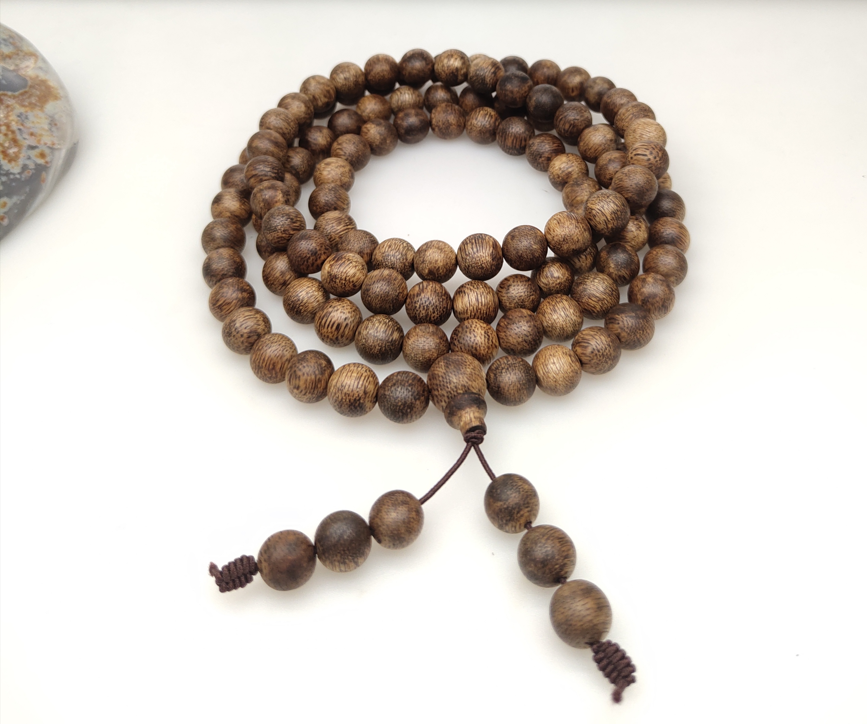 香香  8mm圆珠108项链  达人 达拉干