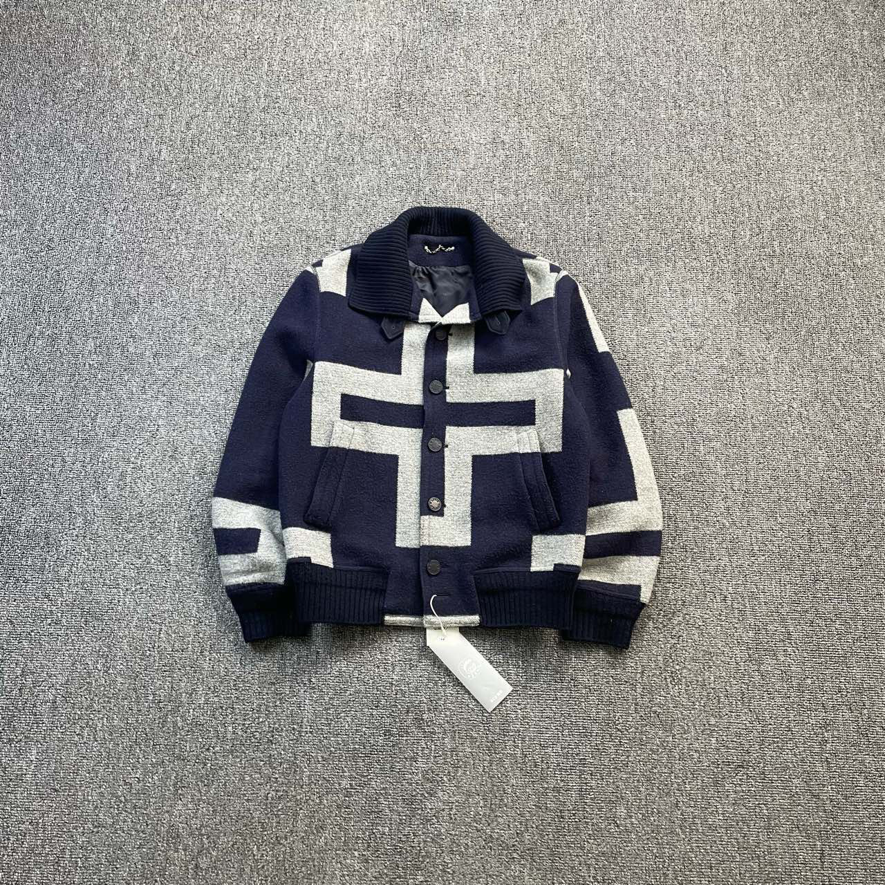 95新 LouisVuitton/路易威登  LV 十字架棒球外套 48码/98新/