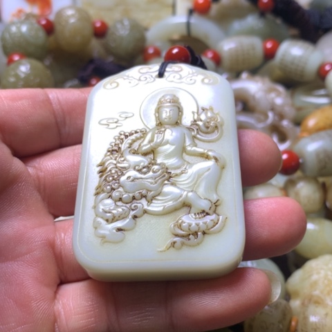 未镶嵌和田玉挂件谦*