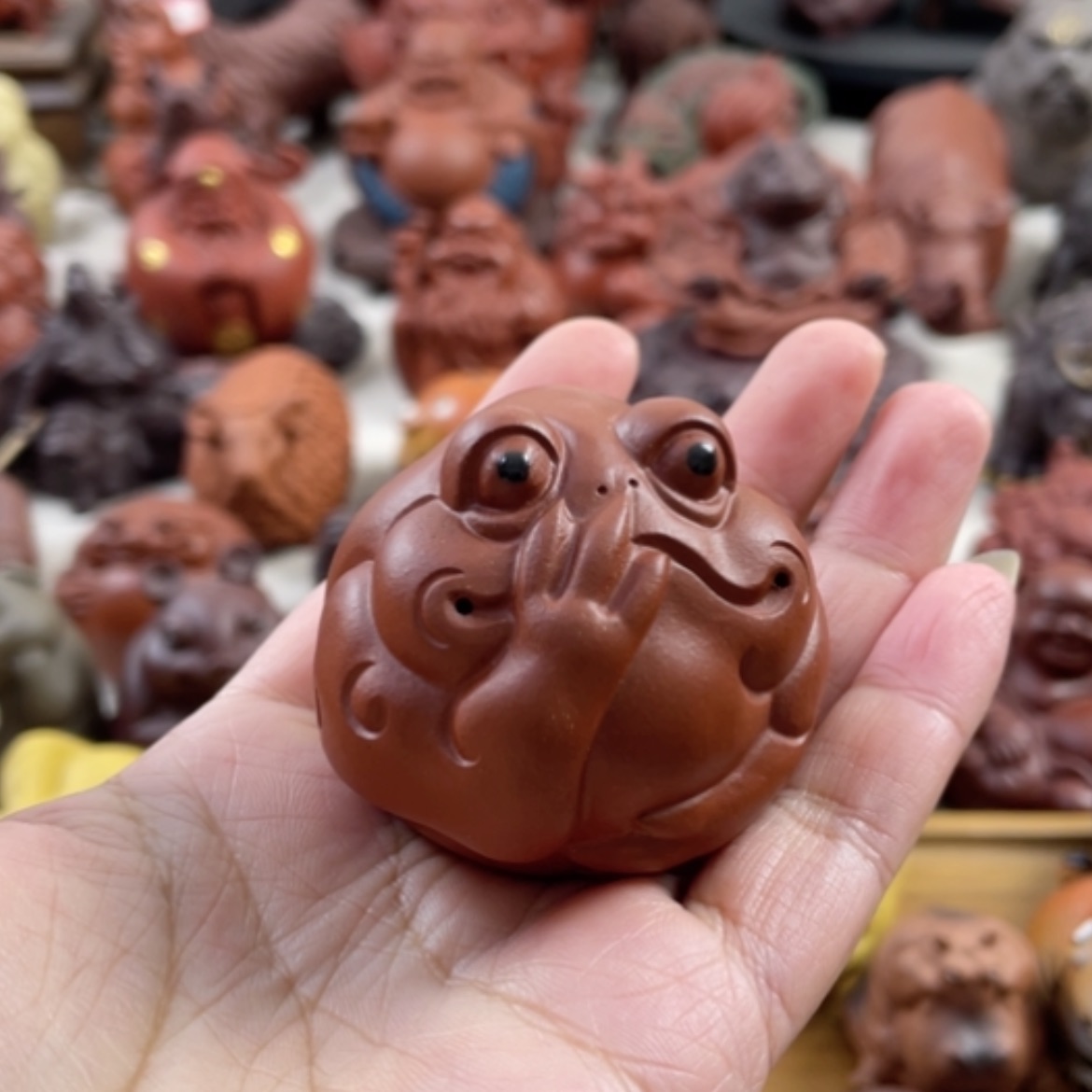 【闪购商品】紫砂茶宠紫砂金蟾