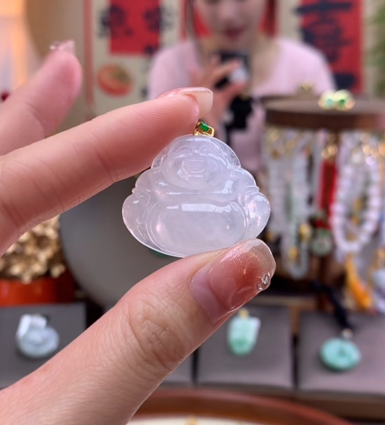 天然缅甸A货吊坠