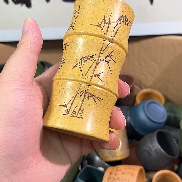 茶杯紫砂全手工紫砂主人杯