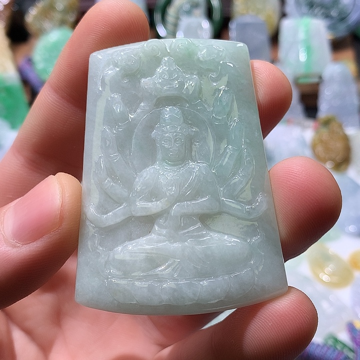 翡翠颈饰未镶嵌挂件