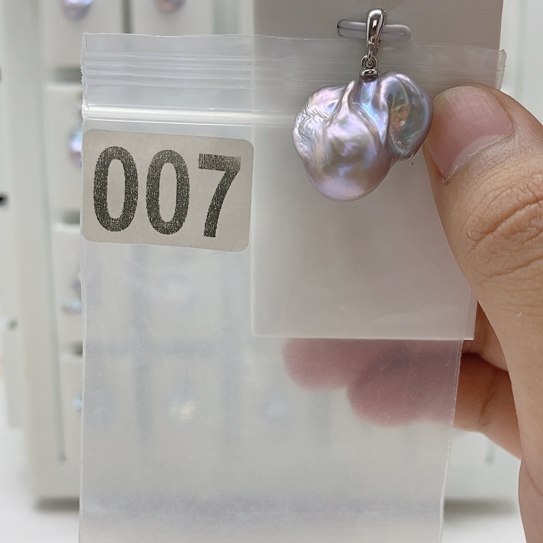 颈饰合金淡水珍珠