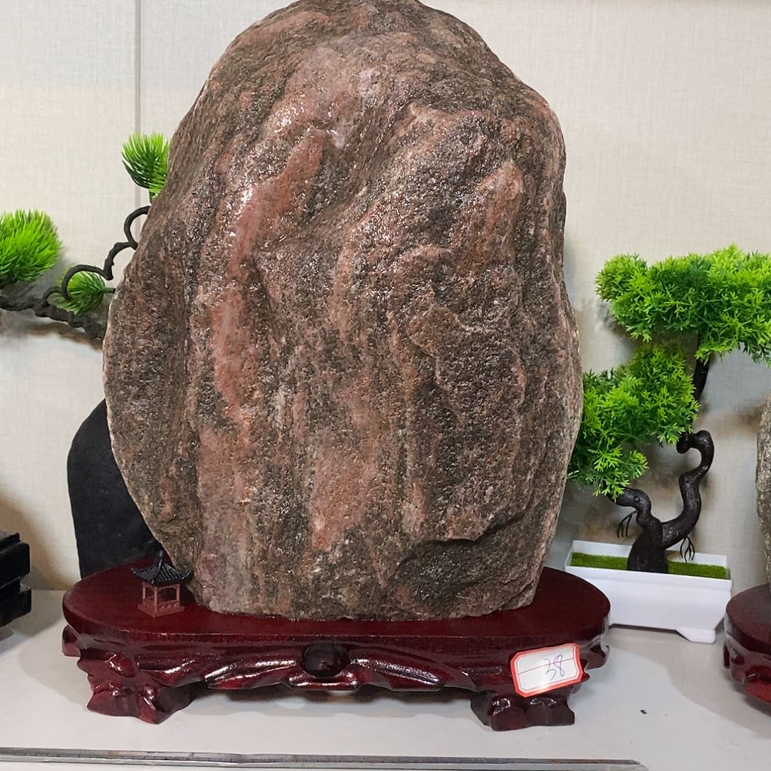 石材靠山石高37宽35厚17重38