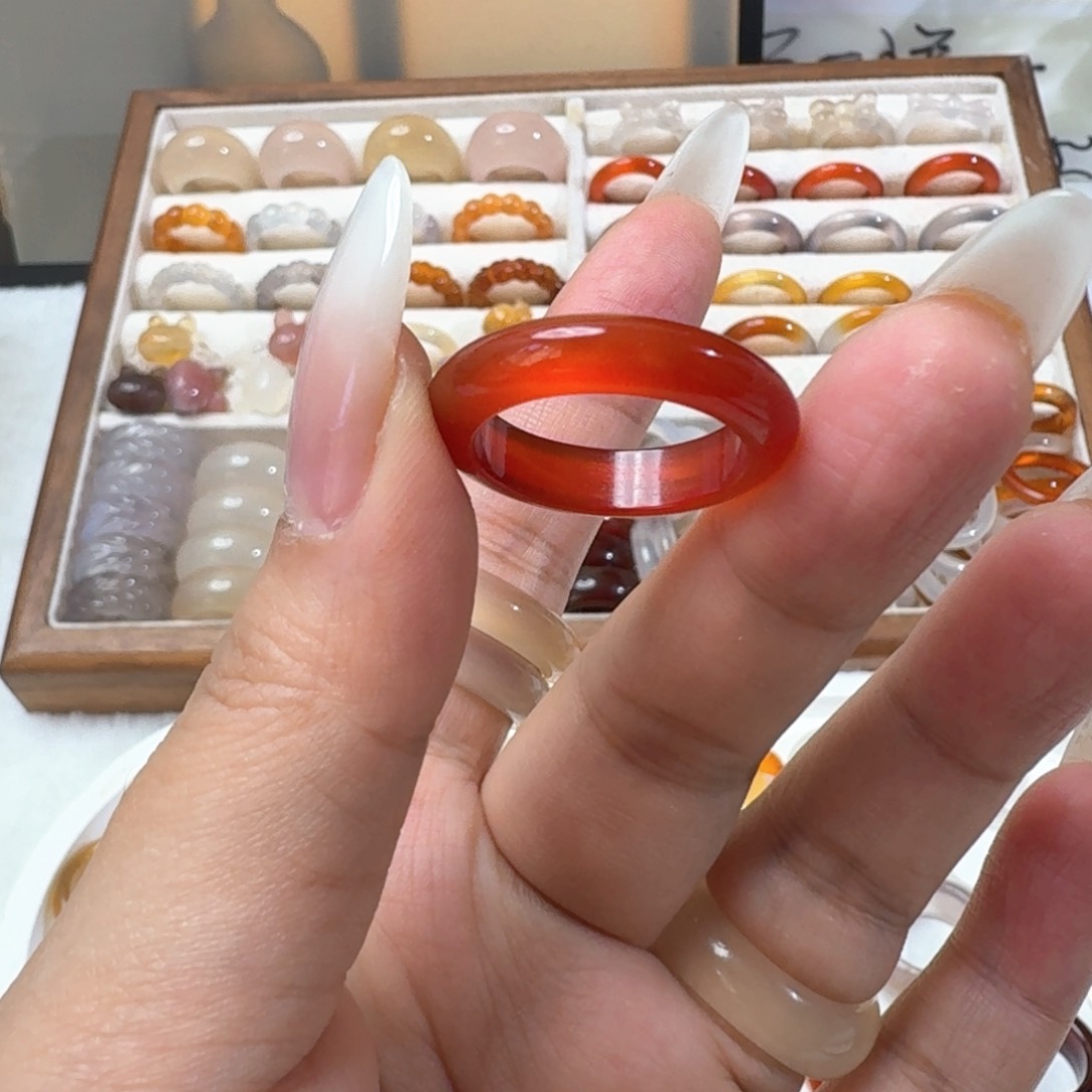 未镶嵌戒指玛瑙/玉髓139港19