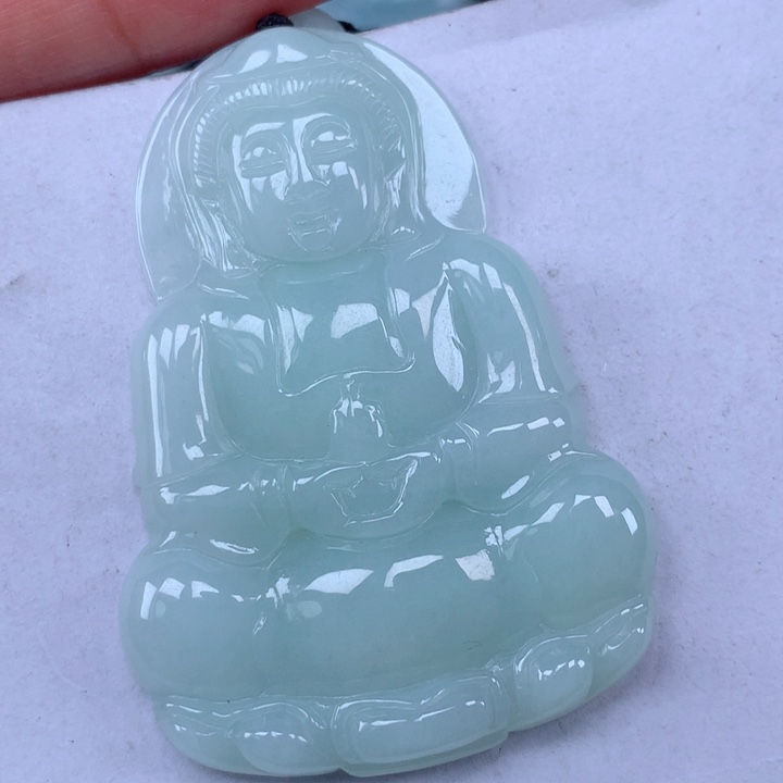 颈饰未镶嵌翡翠玉观音吊坠