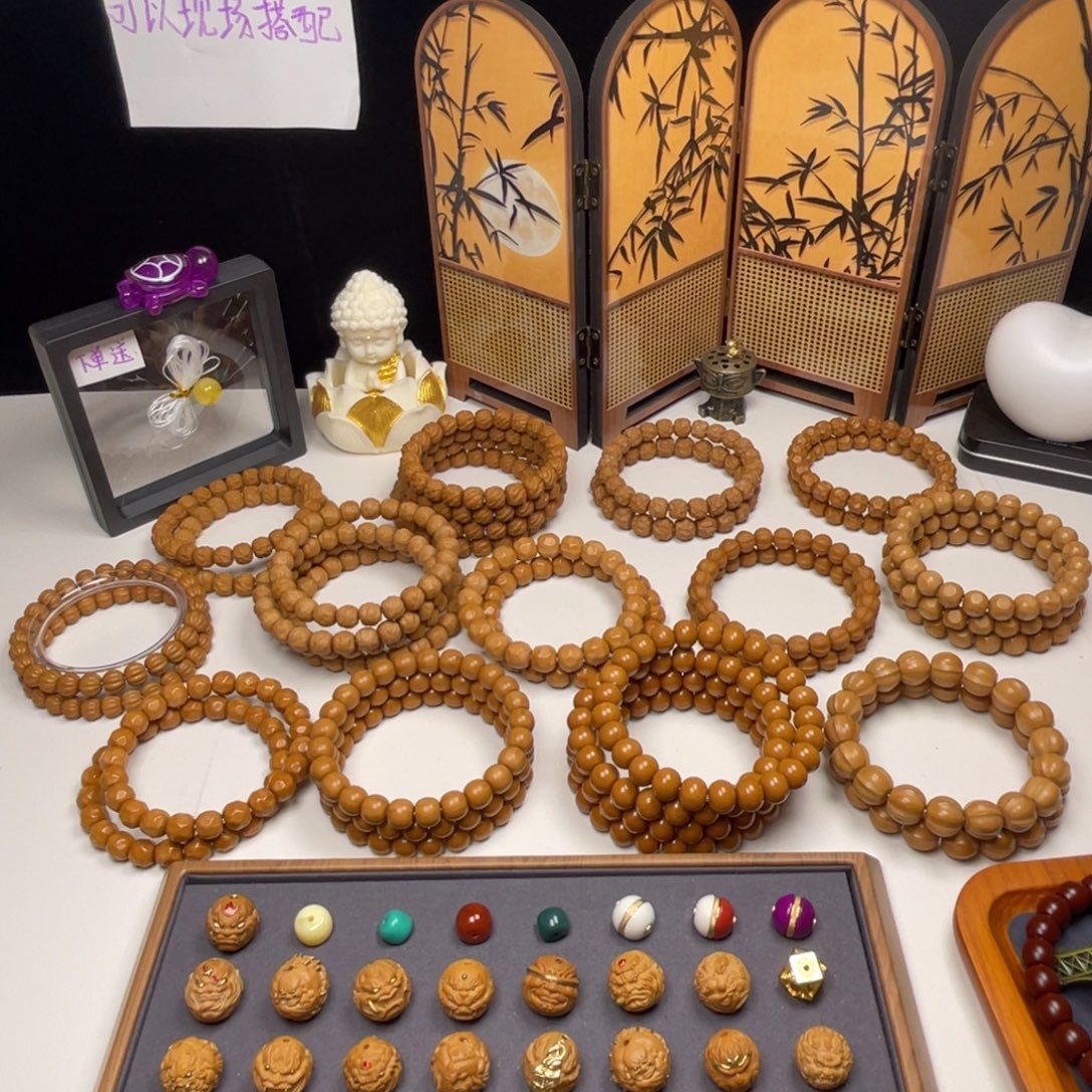 咖***乐猴头核桃吊坠108脖挂
