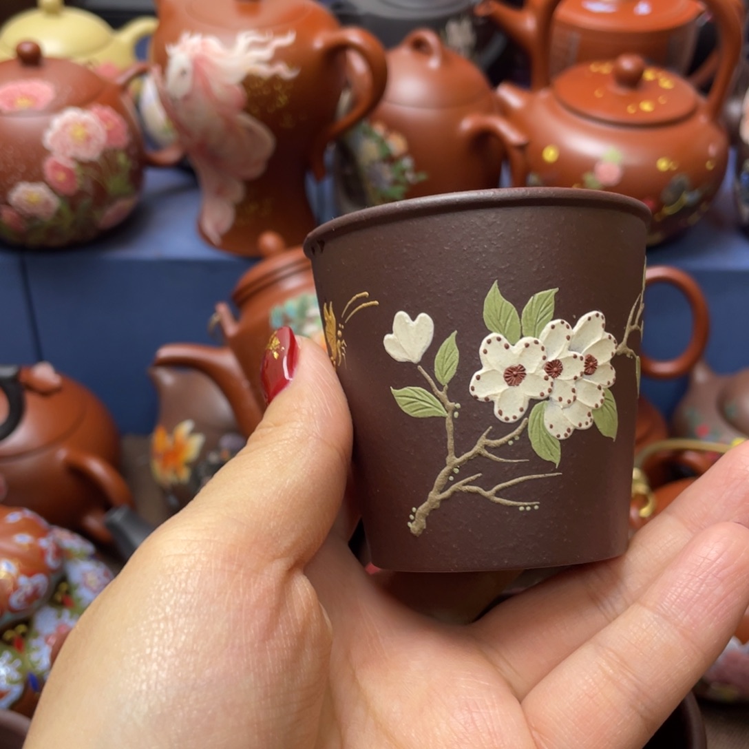 茶杯紫砂紫砂主人杯100cc