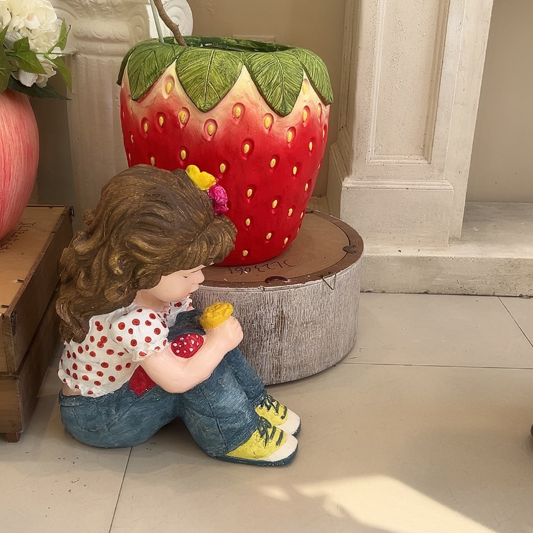 花园摆件红红火火