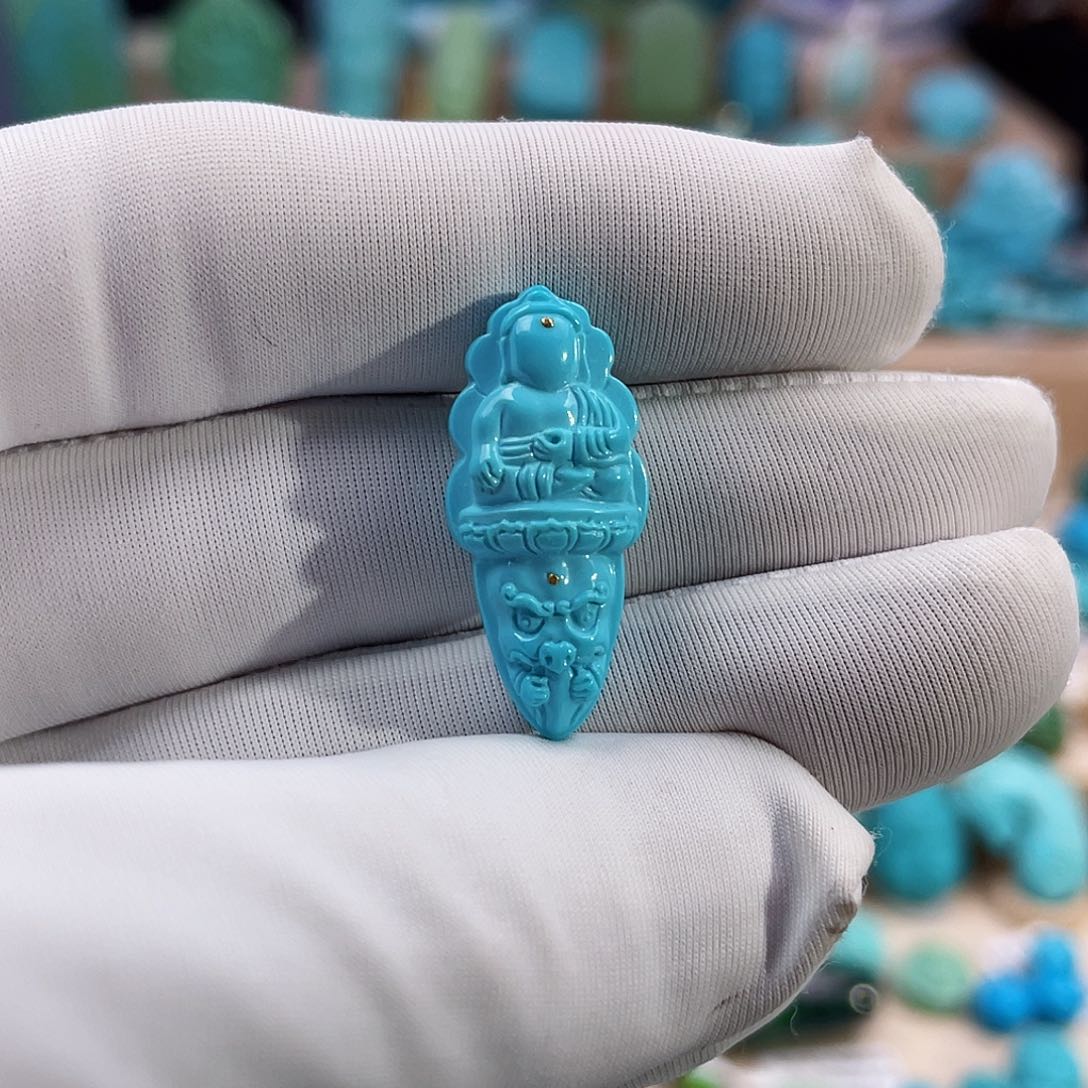 绿松石珠宝奇石未镶嵌