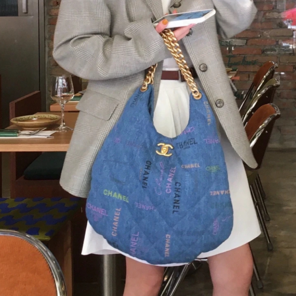 95新 Chanel/香奈儿 芯片 香奈儿/单肩包/5593