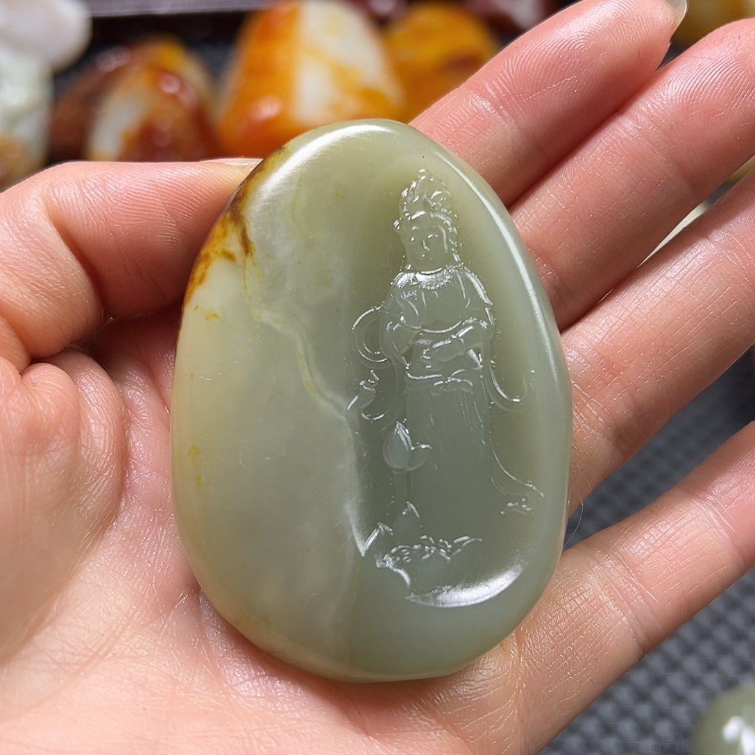 和田玉挂件未镶嵌