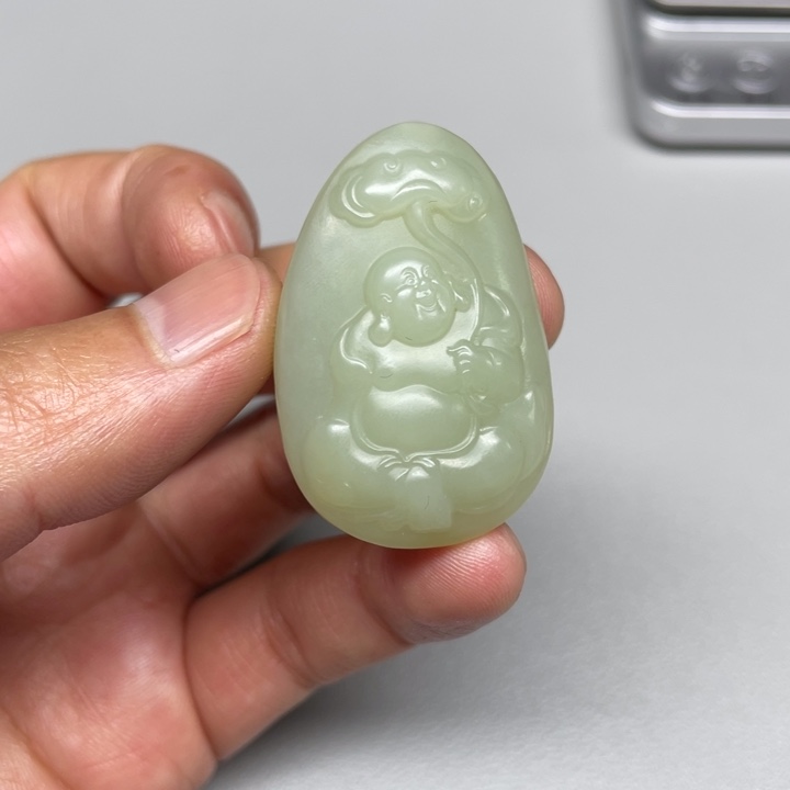 和田玉吊坠(不含链)未镶嵌给****叶