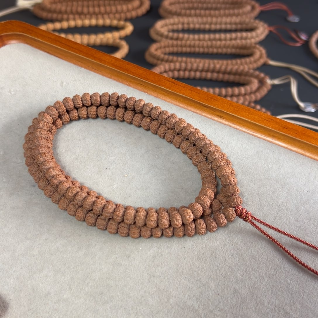 金刚菩提吊坠平细108尺寸8