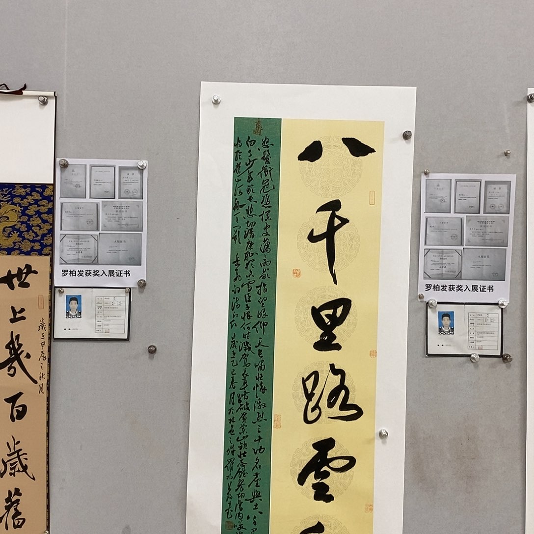 书法罗柏发老师的作品