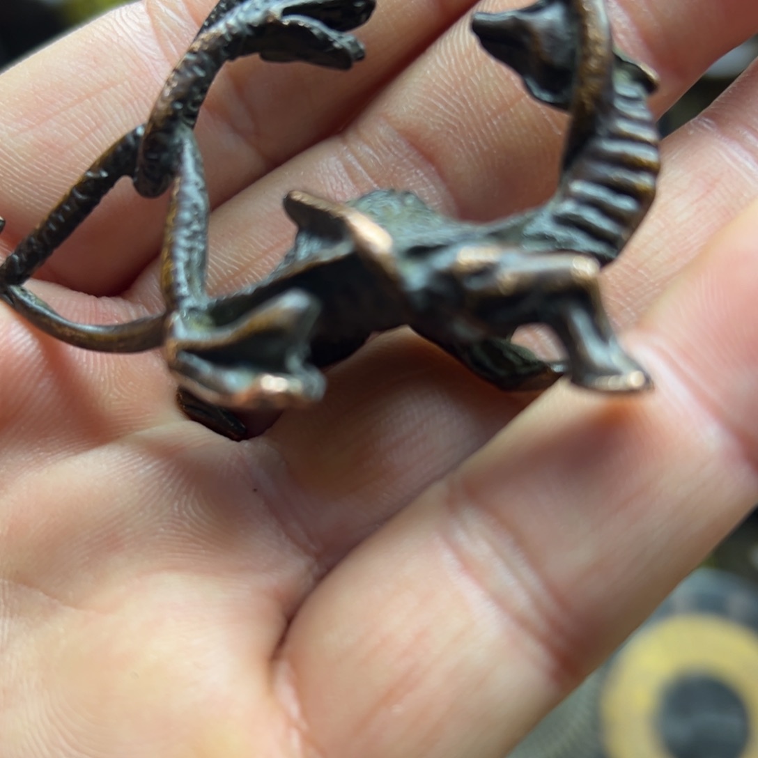 铜摆件欢迎欢迎你