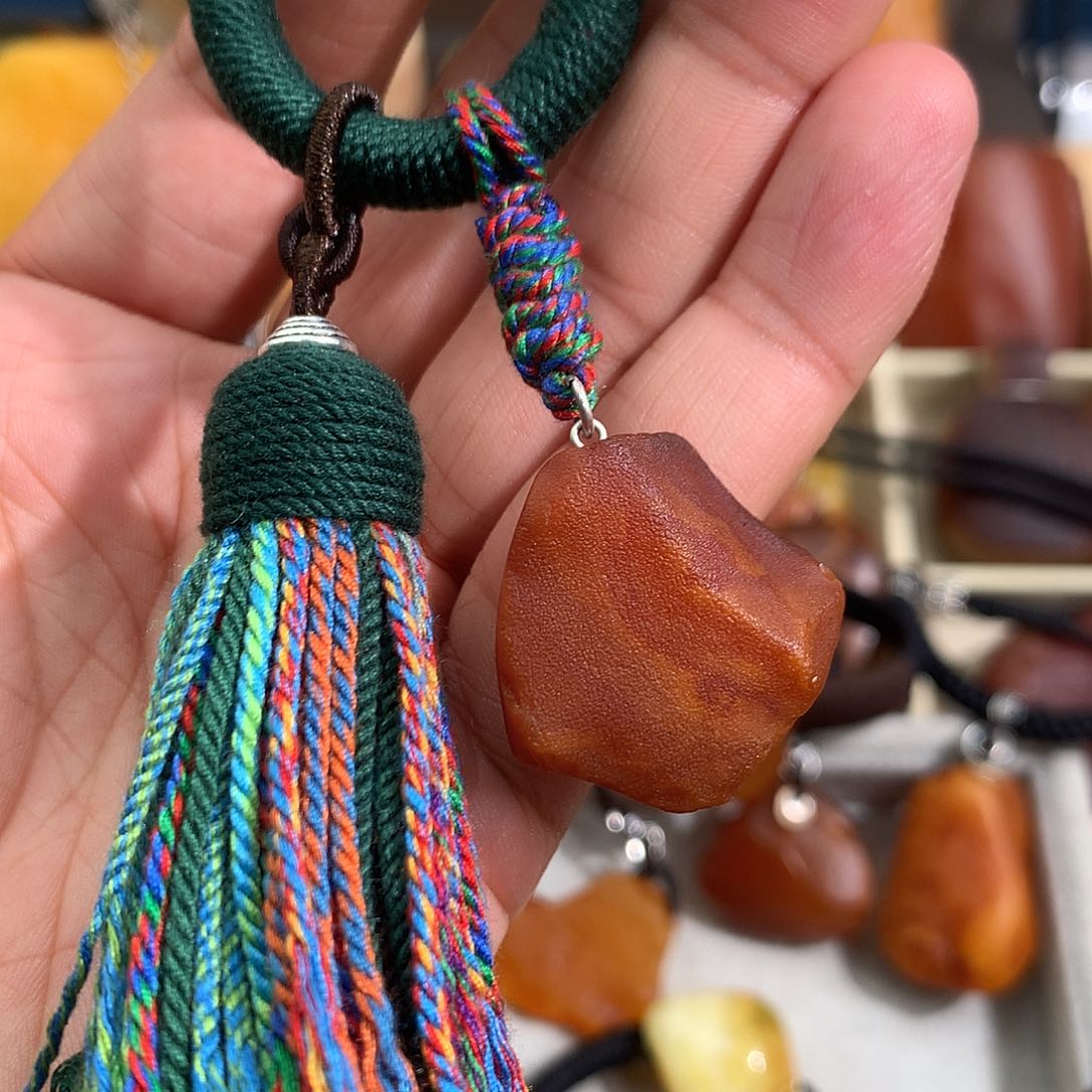 蜜蜡裸石未镶嵌你