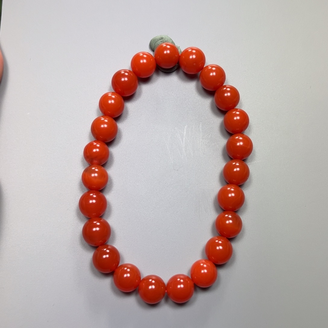 南红玛瑙8mm大陷坝单圈未镶嵌