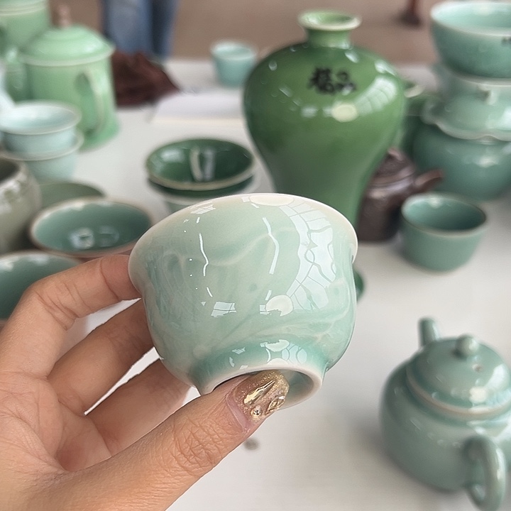 小米茶器龙泉青瓷