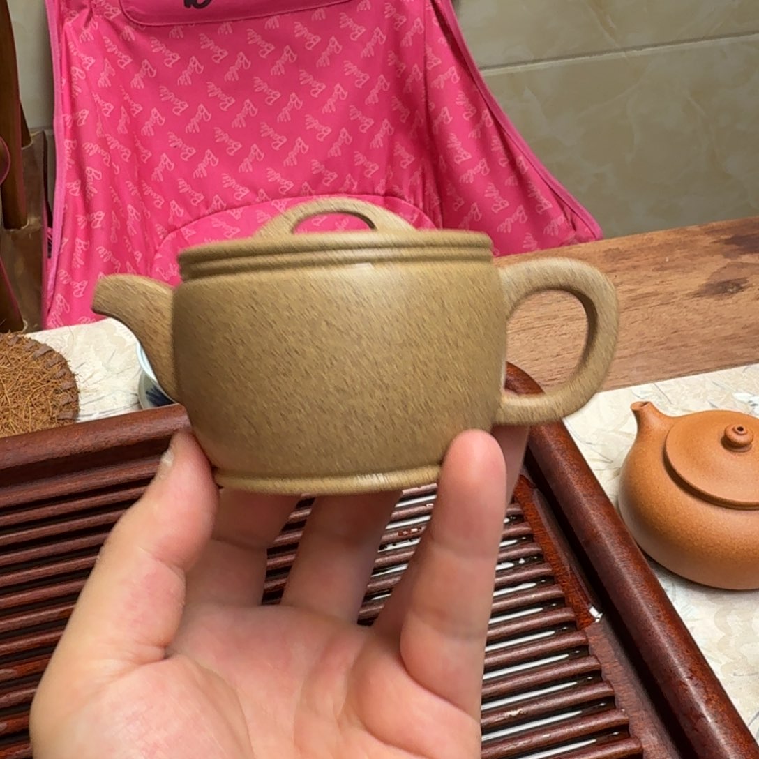 茶壶紫砂微瑕 汉瓦 150cc