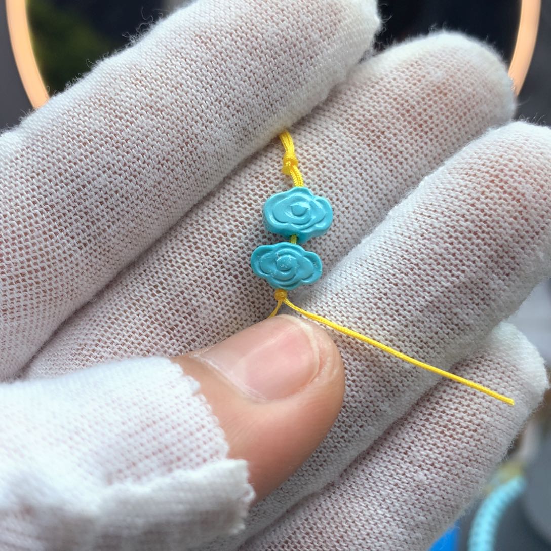 绿松石未镶嵌挂件