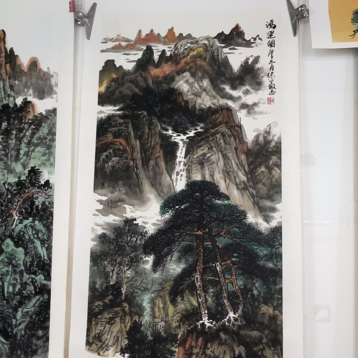 国画张圣敏先生纯手绘作品