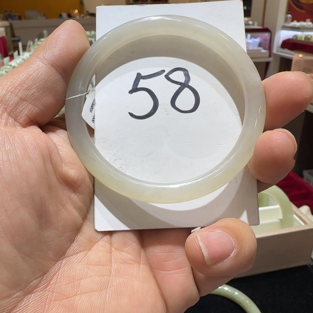 和田玉未镶嵌手镯930