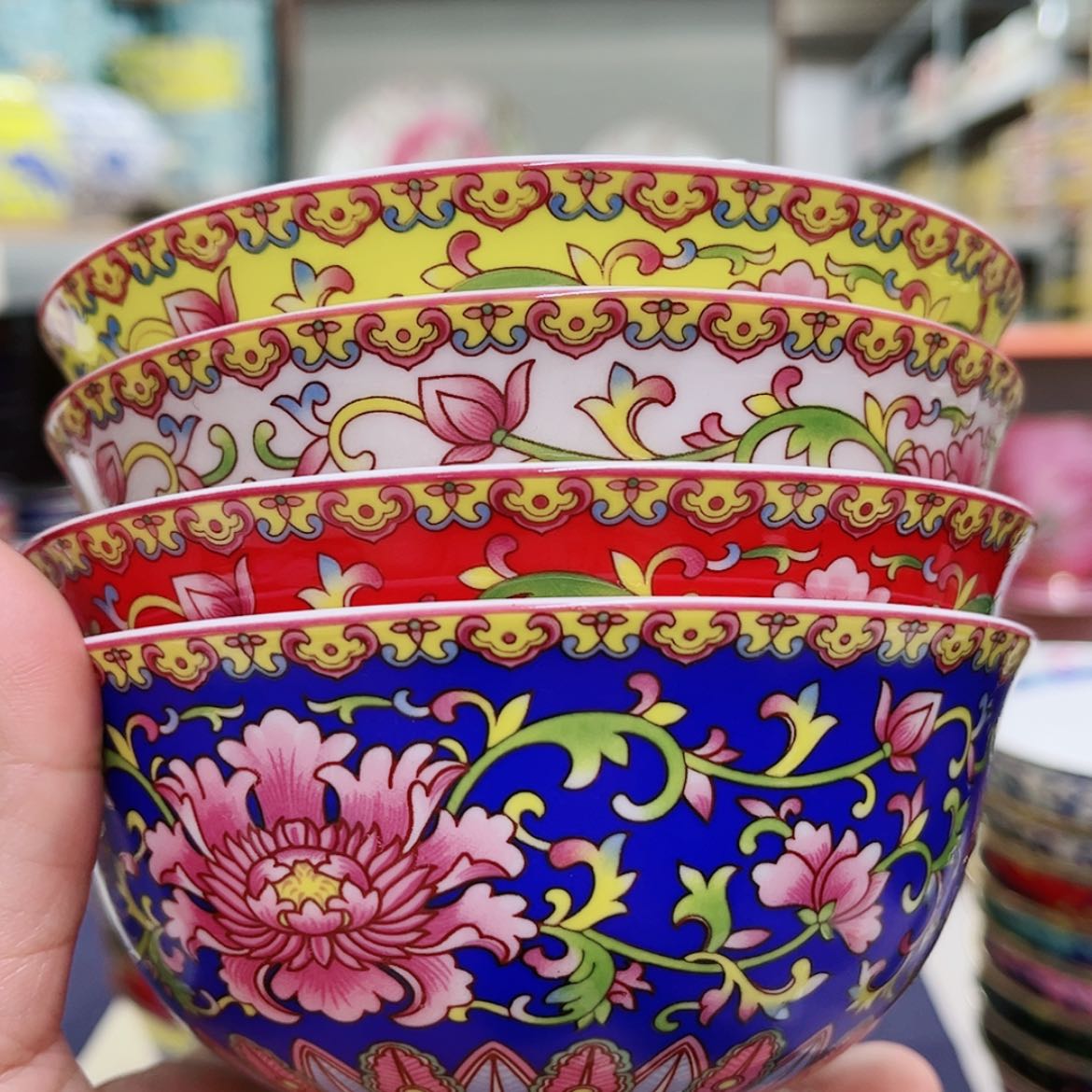 【闪购商品】珐琅4.5寸4个…………………………