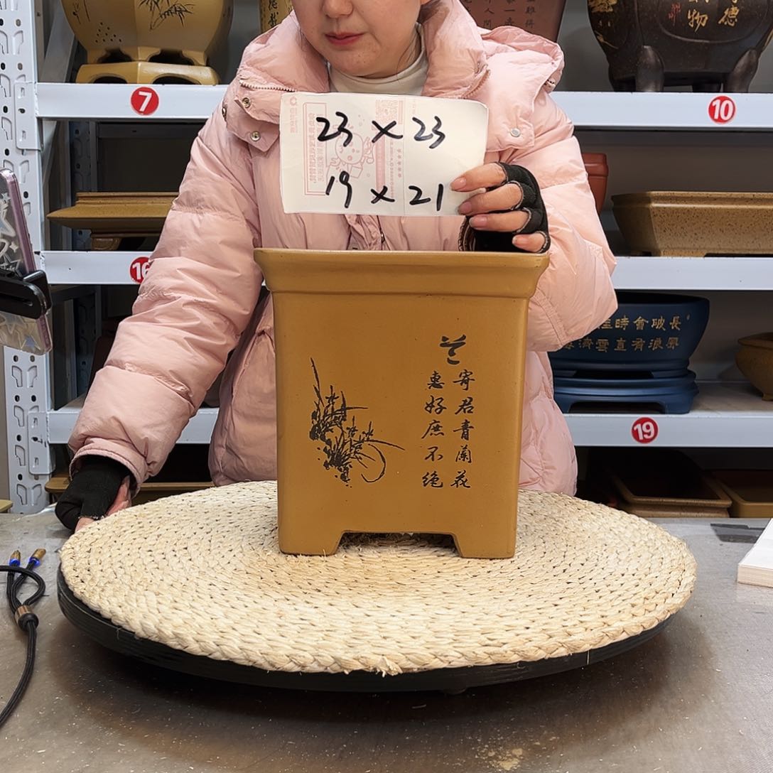 紫砂花盆紫砂花盆