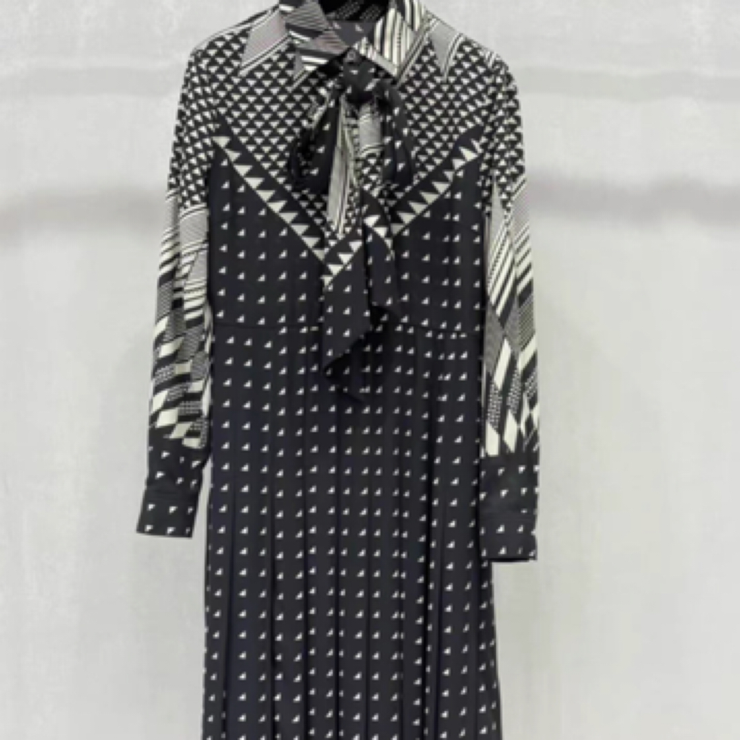 99新 TORY BURCH/汤丽柏琦 百褶连衣裙/0码/D00752