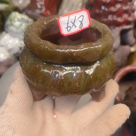 粗陶花盆手工花盆