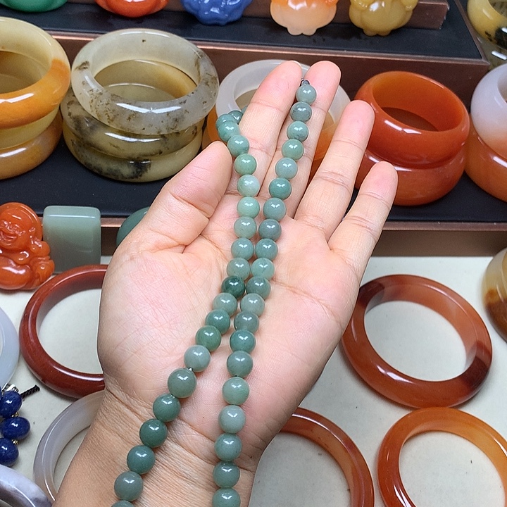 石英质玉未镶嵌手串