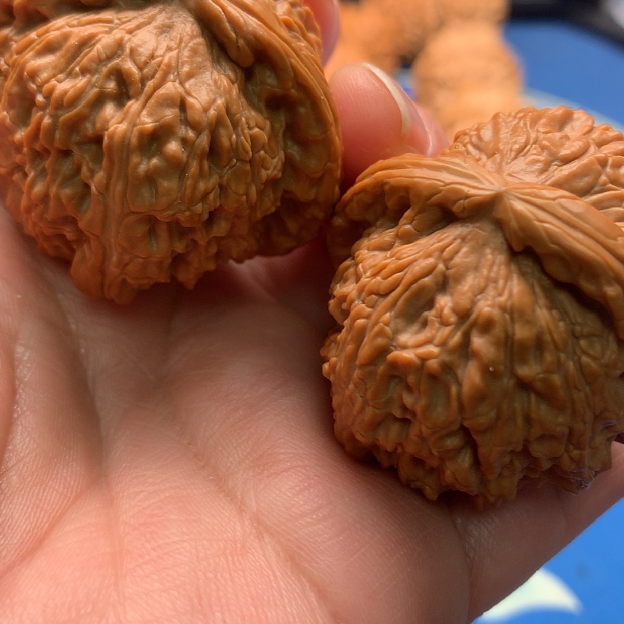 【闪购商品】文玩核桃吊坠白狮子43