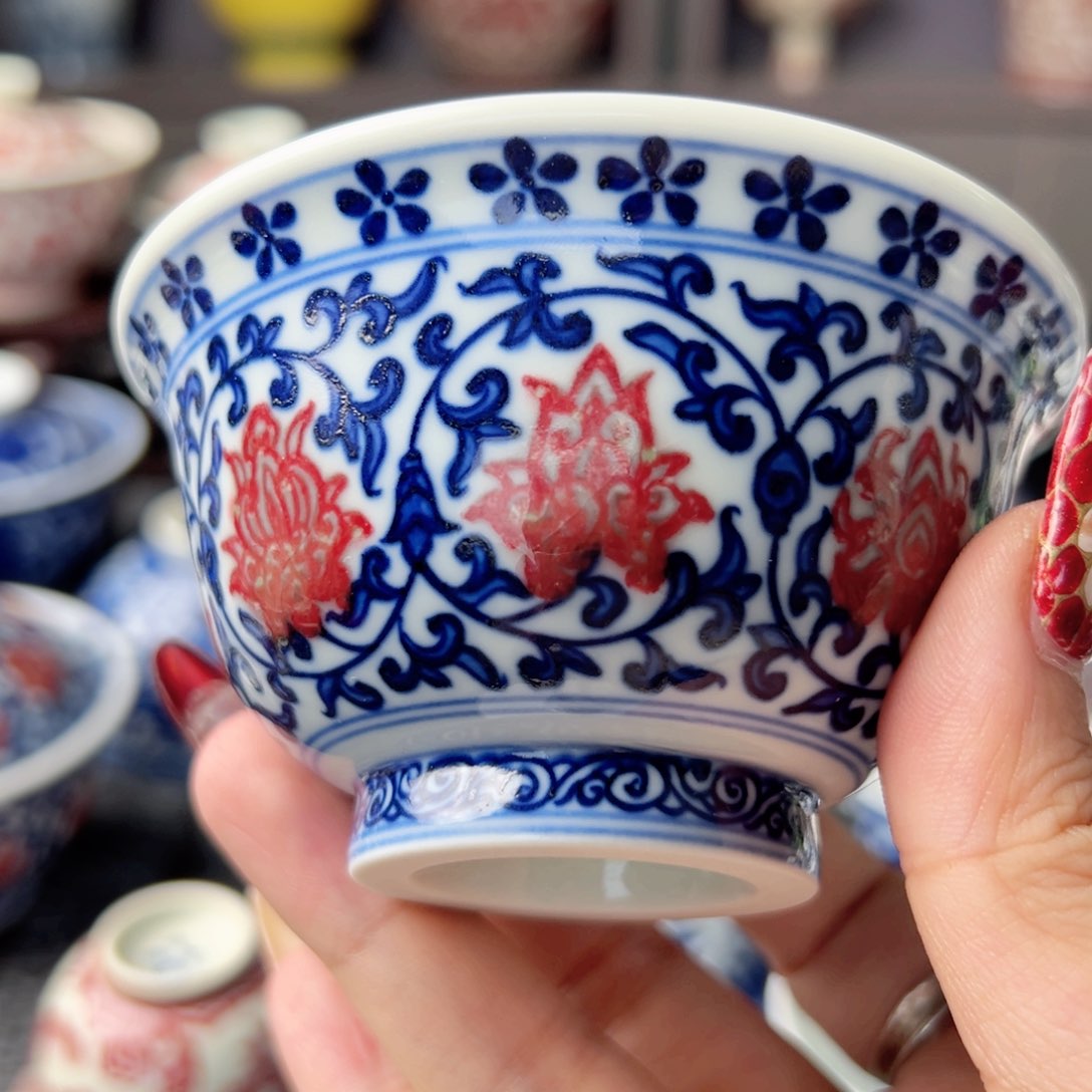 摆件老****景德镇毛仔柴窑主人杯