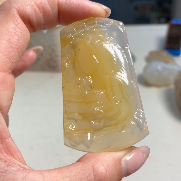 玛瑙/玉髓未镶嵌吊坠(不含链)