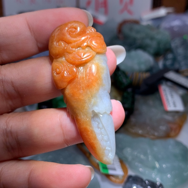 翡翠颈饰未镶嵌保真天然A货翡翠